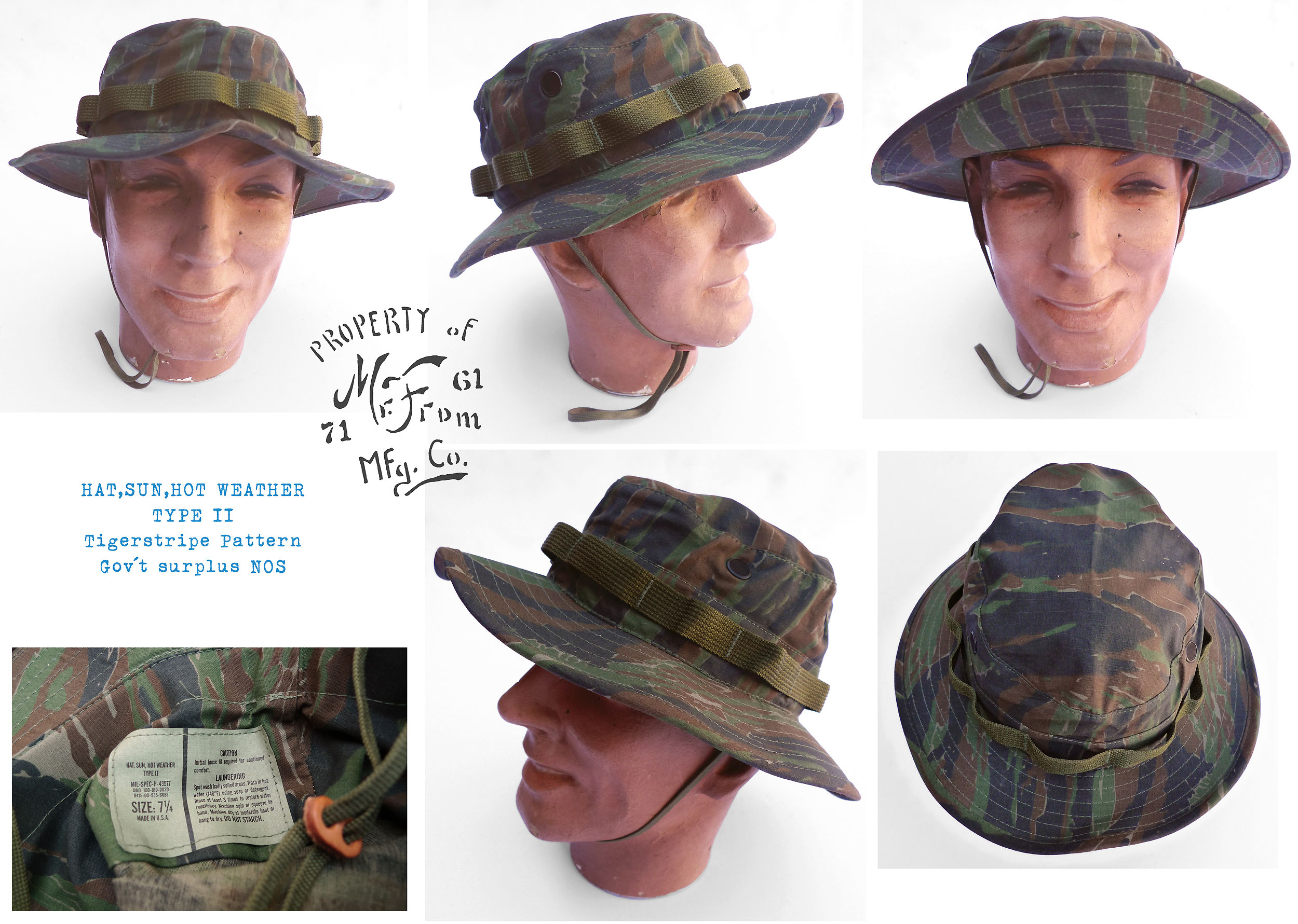 military hot weather hat