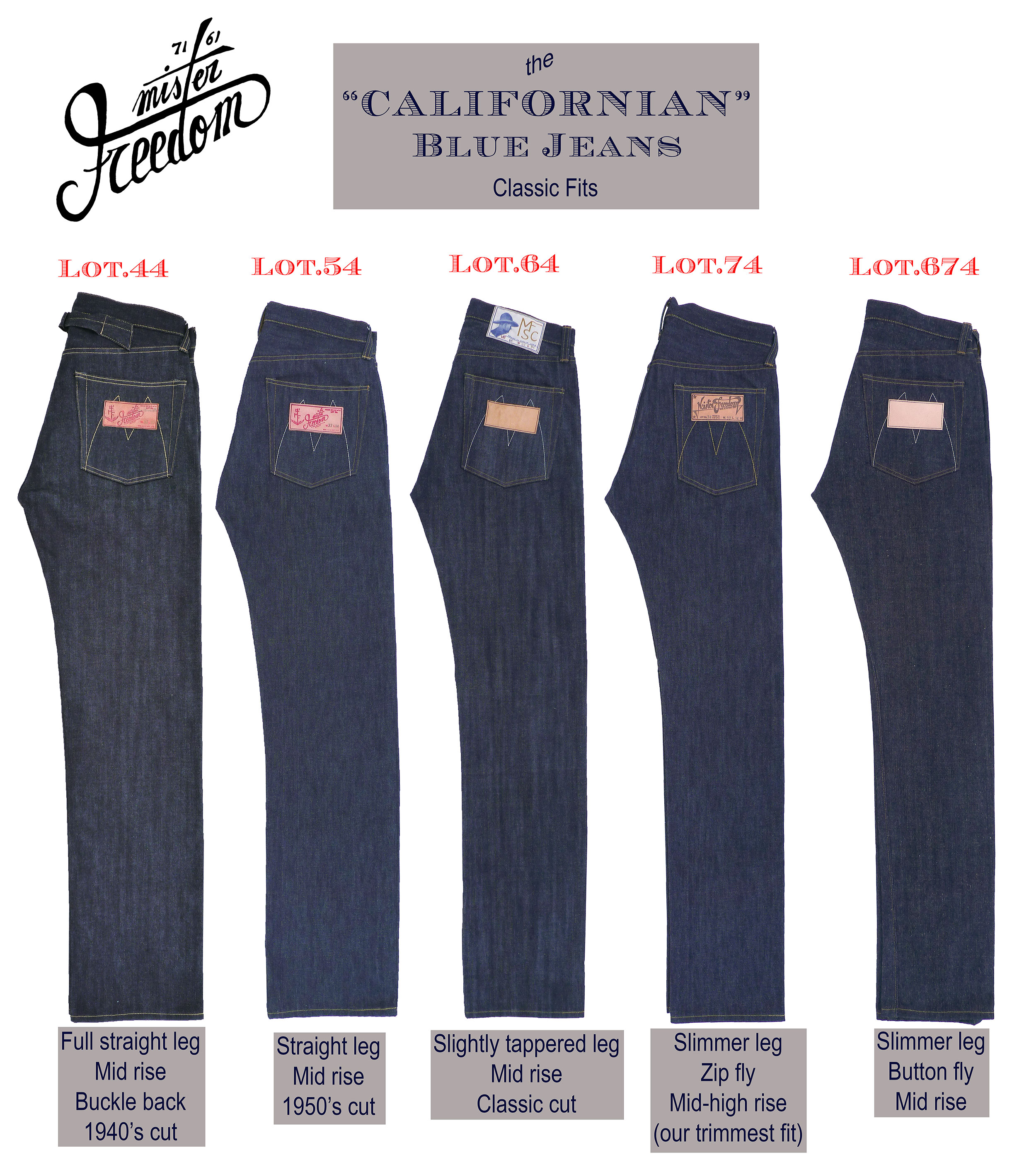 Bke Mens Jeans Style Chart