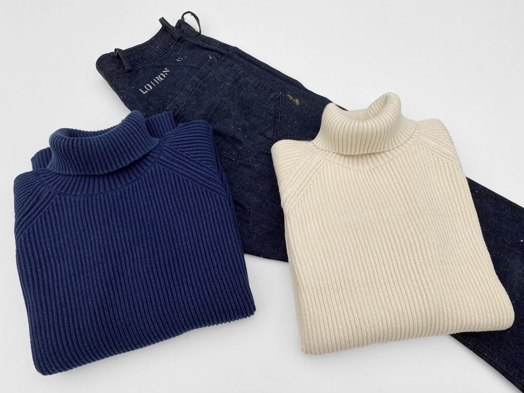 Mister Freedom® PRIVATEER Rollneck cotton rib sweater ©2020