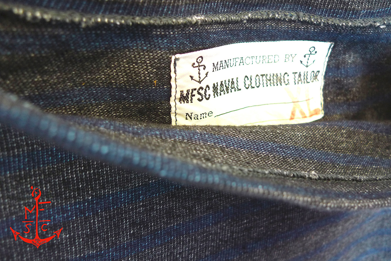 Mister Freedom® MFSC 1010 Indigo yarn “Marinière” Jersey shirt ...