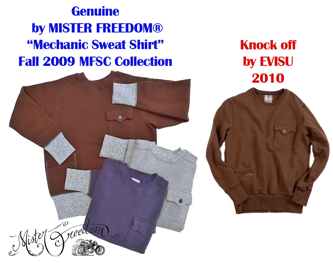 Evisu KnockOff MFSC® Sweatshirt Evisu KnockOff MFSC® Sweatshirt