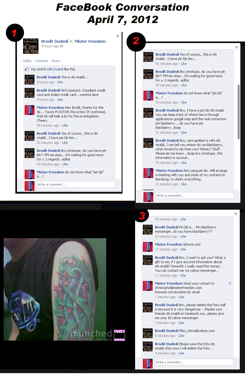 Conversation FaceBook April7,2012