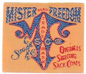 MFSC frontier label Mister Freedom® ©2012