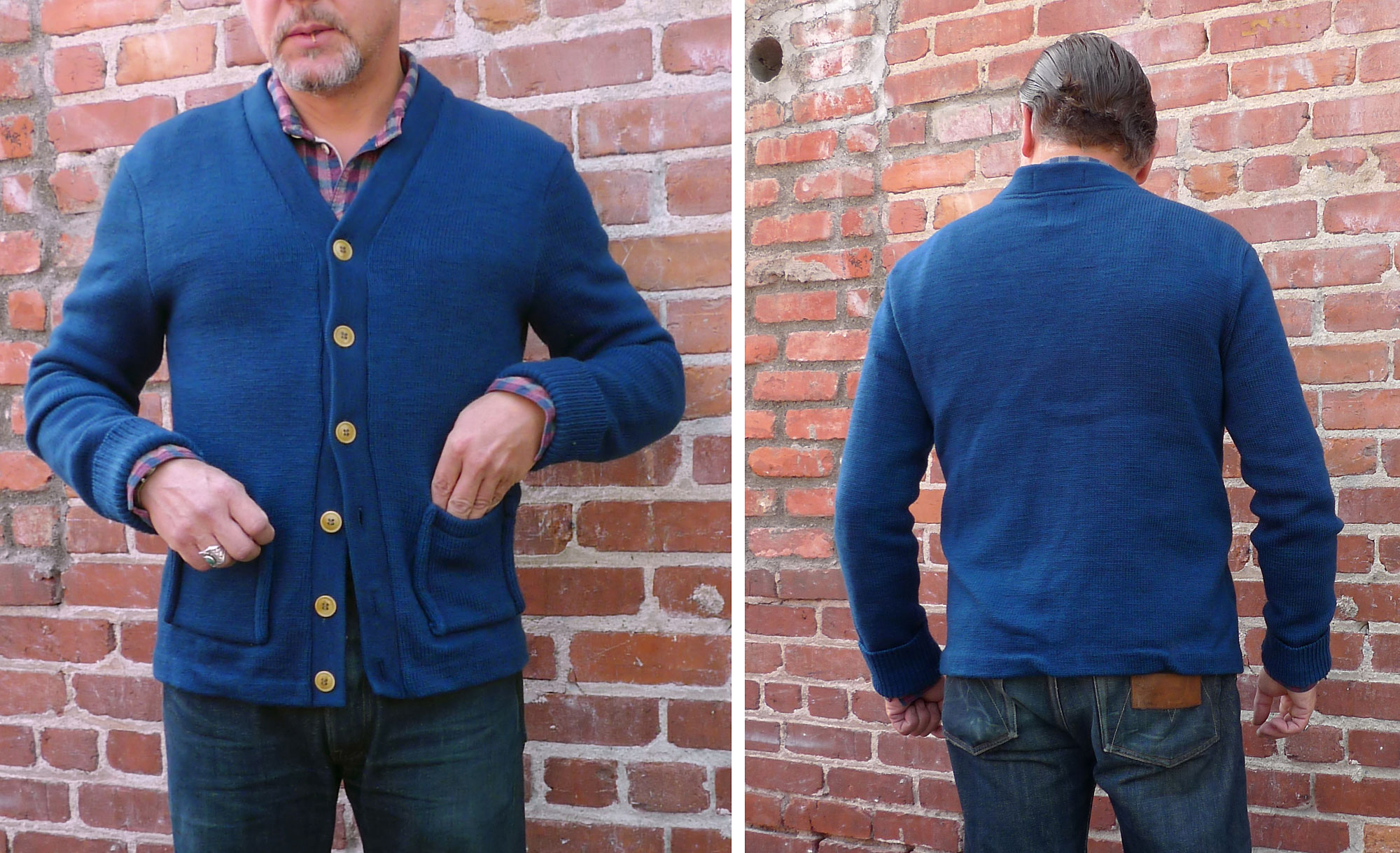 “Campus Cardigan” Mister Freedom® x Ohio Knitting Mills, Made in USA ...