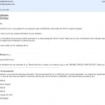 Mister Freedom 2013 Typhoon Appeal RECEIPT