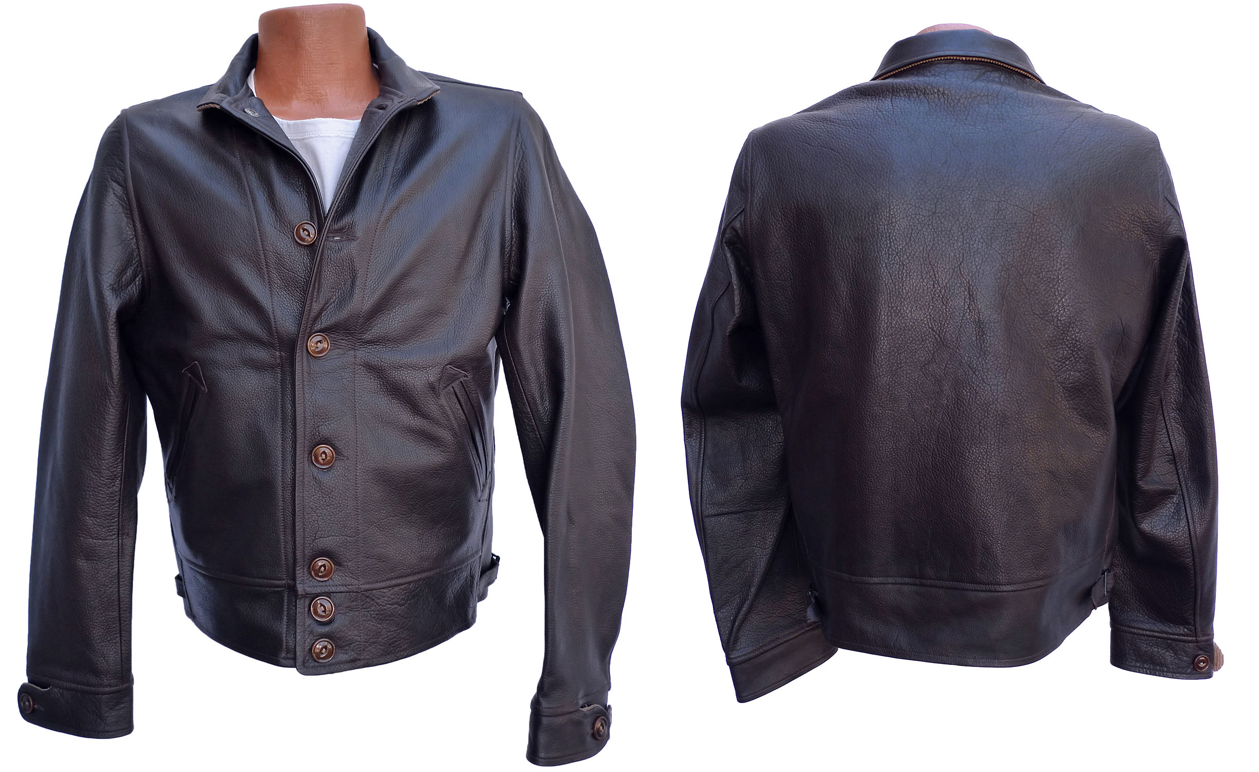 The Black “CAMPUS” Jacket, Italian vegetable-tanned Lamb edition, Made ...