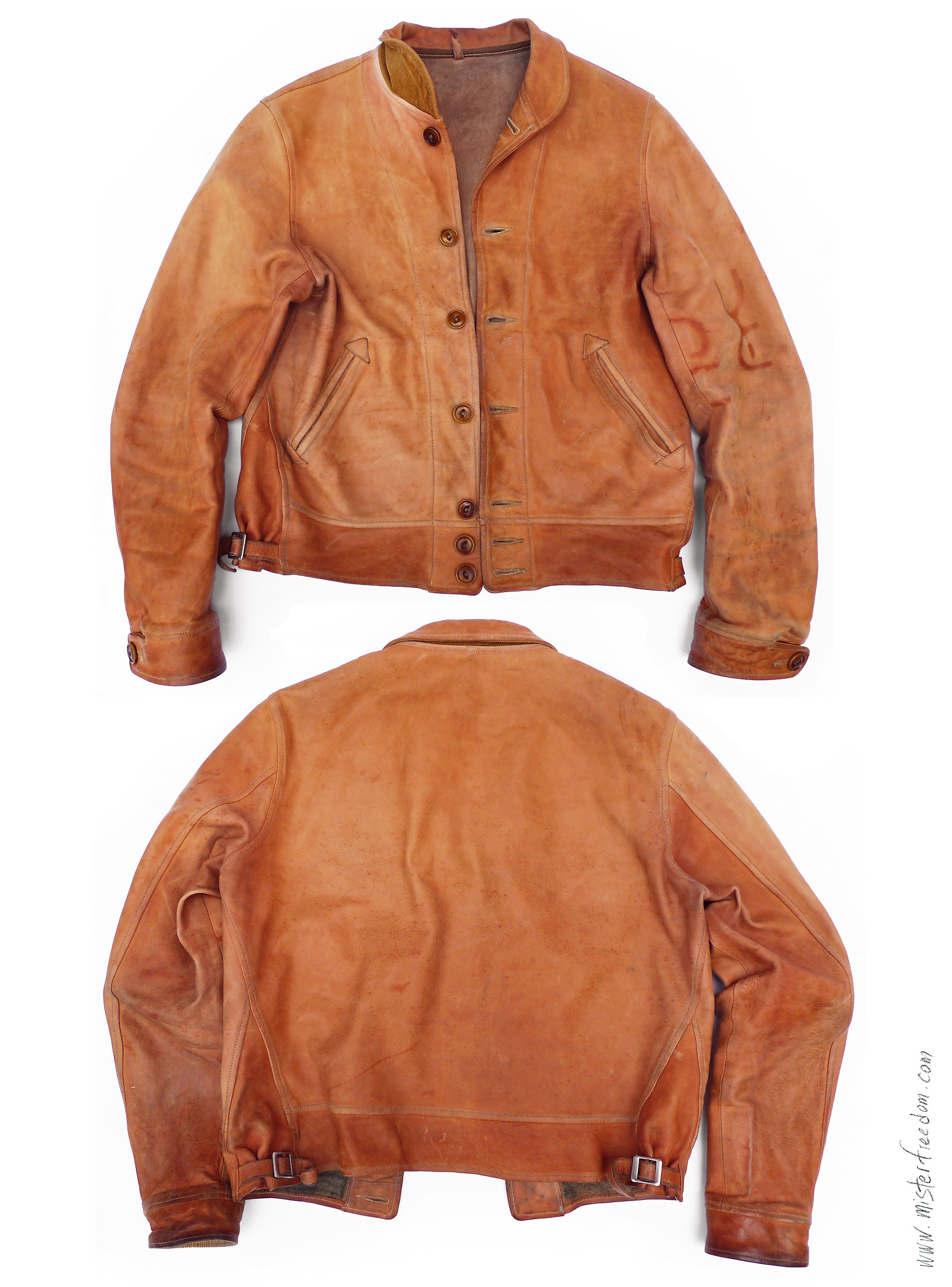 The Black “CAMPUS” Jacket, Italian vegetable-tanned Lamb edition, Made ...