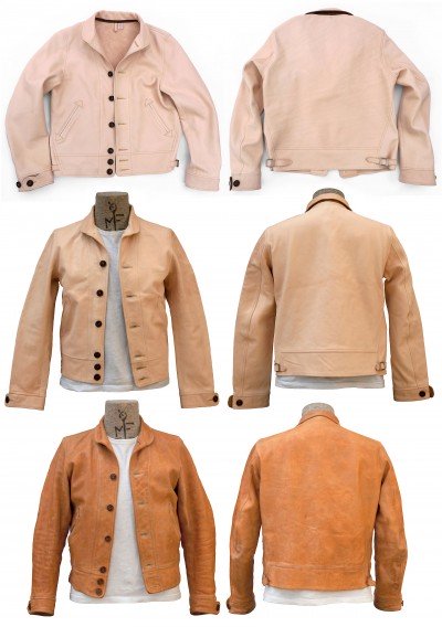 The “CAMPUS” Leather Jacket, Natural Cowhide, Made in USA ...