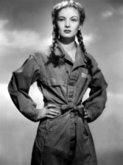 Veronica Lake in M1938 coveralls (1943)