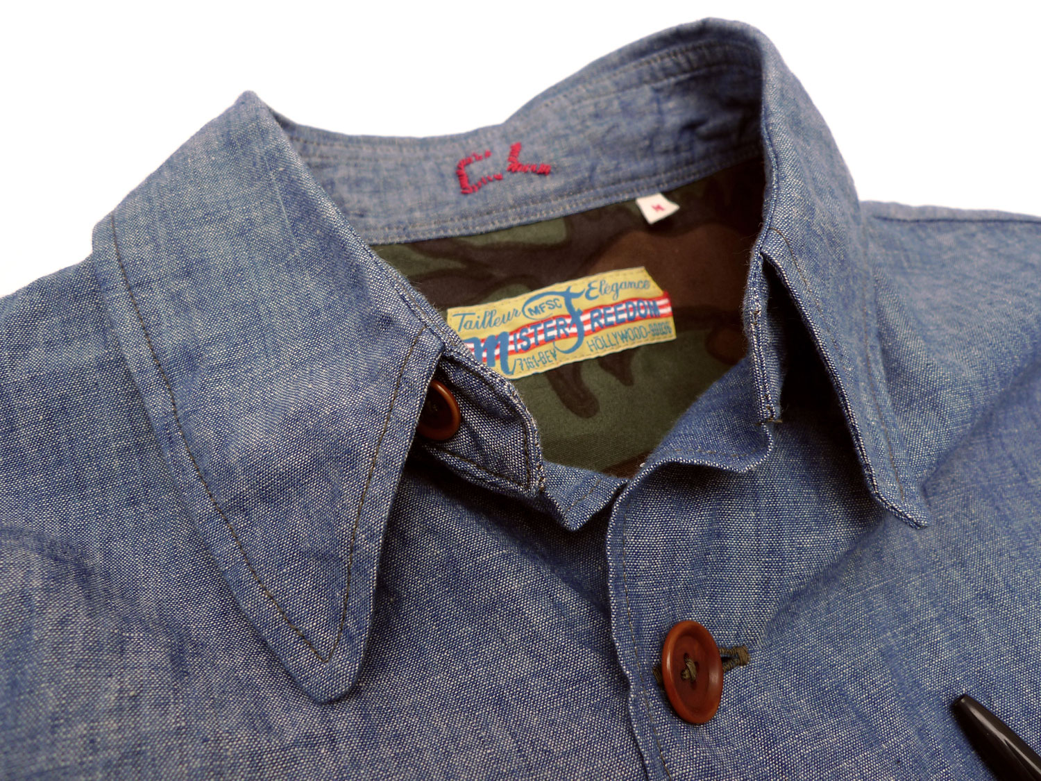 The Continental, OD, ERDL popeline, blue chambray. “Saigon Cowboy ...