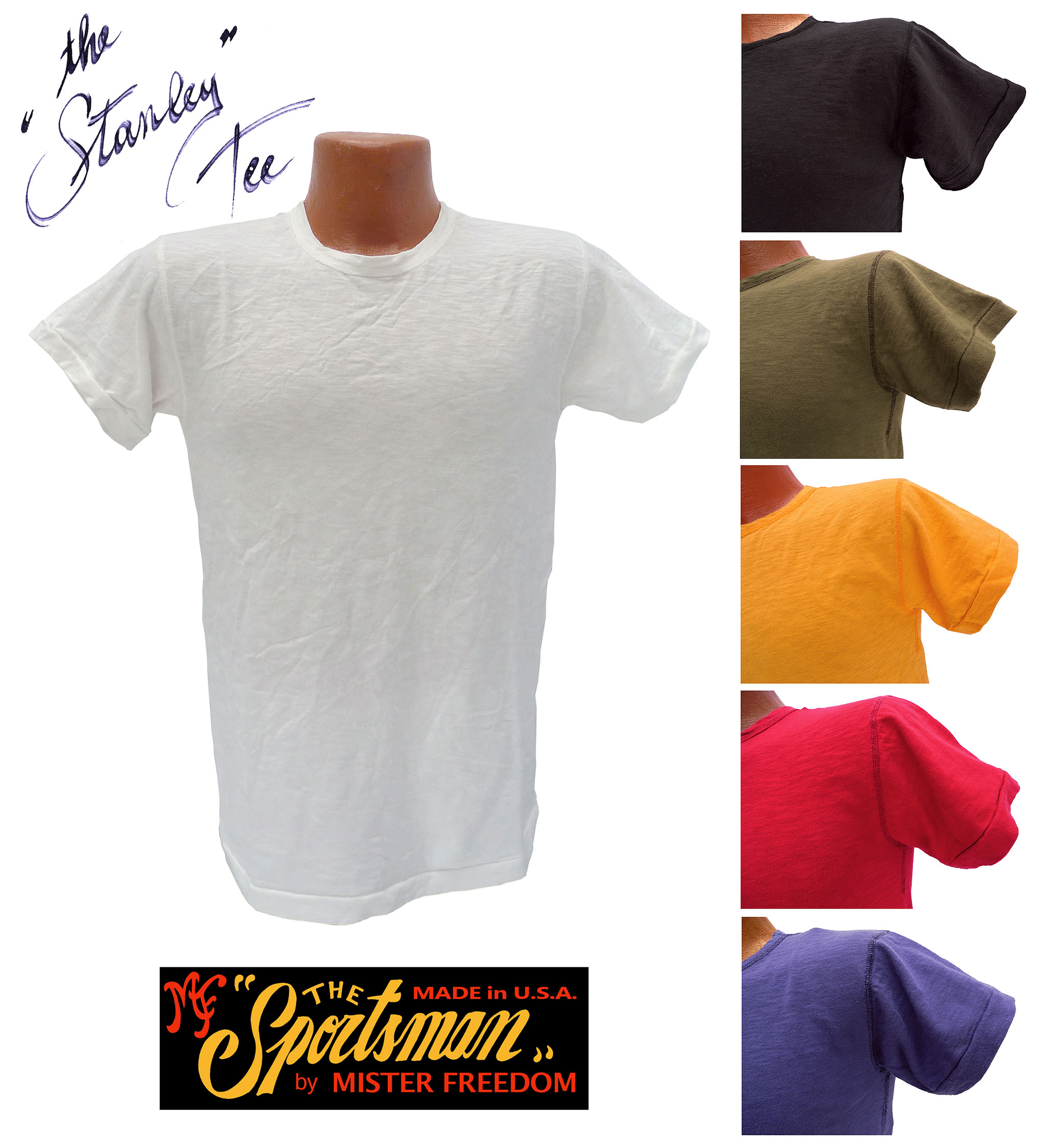 “STANLEY” T-Shirt, tubular knit, made in USA. « CHRISTOPHELOIRON®