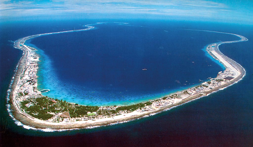 Mururoa Atoll, Tuamotu Archipelago, French Polynesia, 1980.