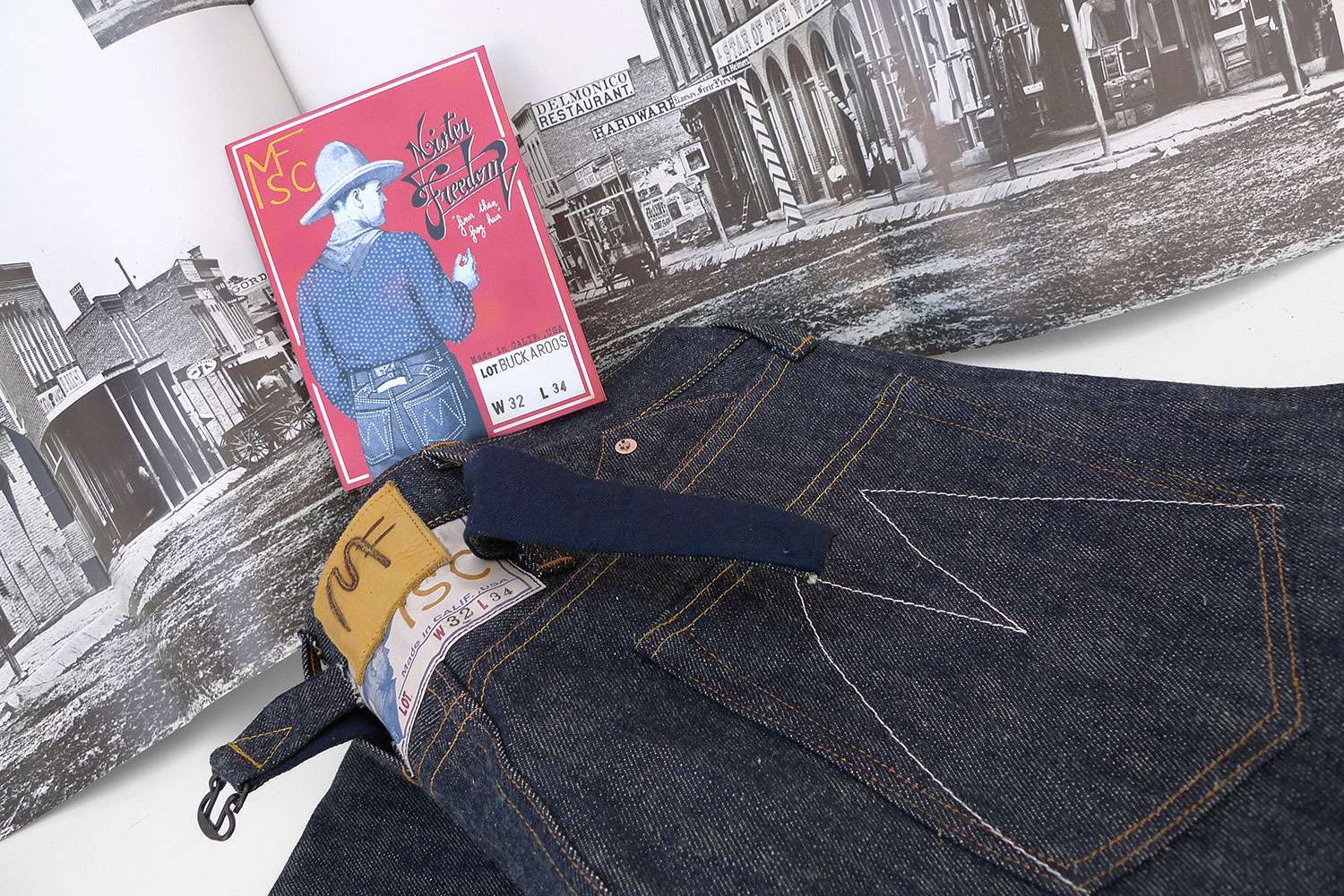 Mister Freedom® BUCKAROOS Waist Overalls, “Okinawa 301” edition