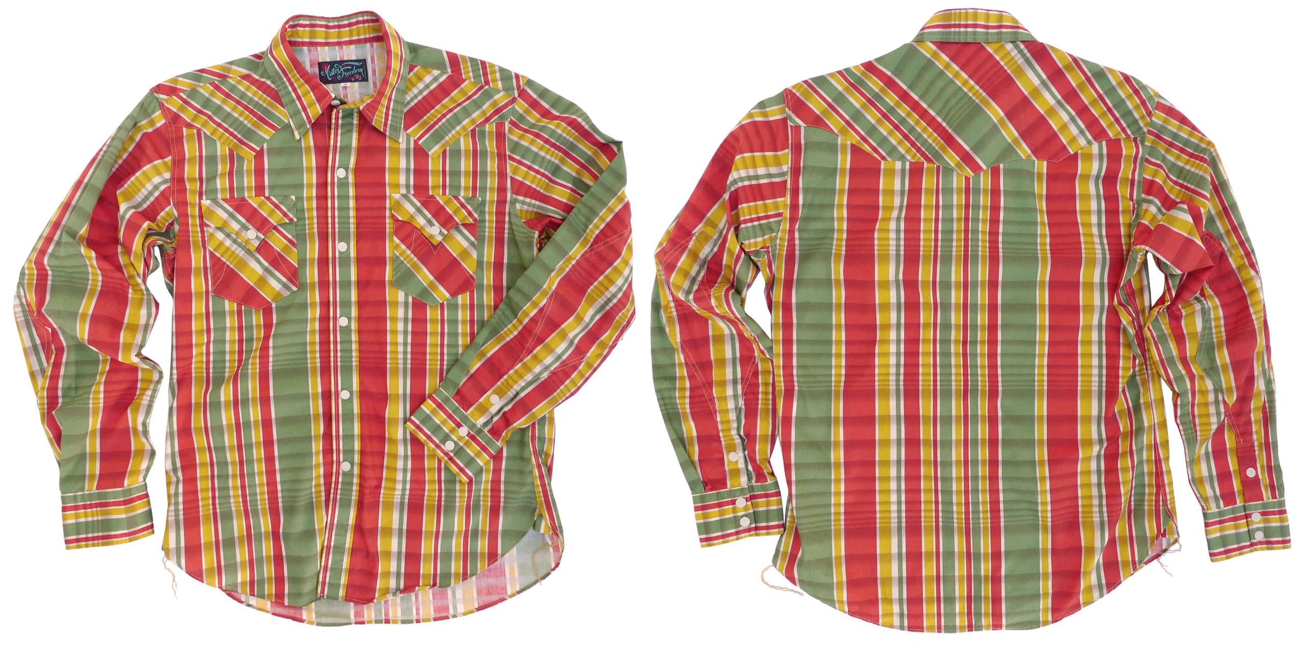 Mister Freedom® “DUDE RANCHER” western snap shirt, vat-dyed 