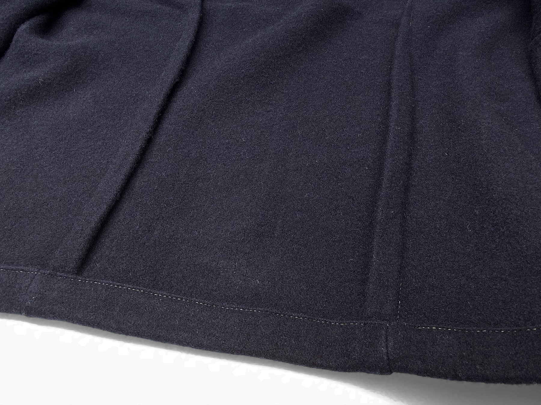 Mister Freedom® MF51 Field Shirt, navy blue & indigo blue melton wool ...