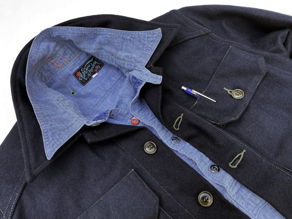 Mister Freedom® MF51 Field Shirt, melton wool.