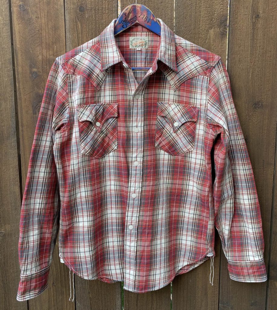 Mister Freedom® “DUDE RANCHER” western snap shirt, “Joan Plaid” flannel ...