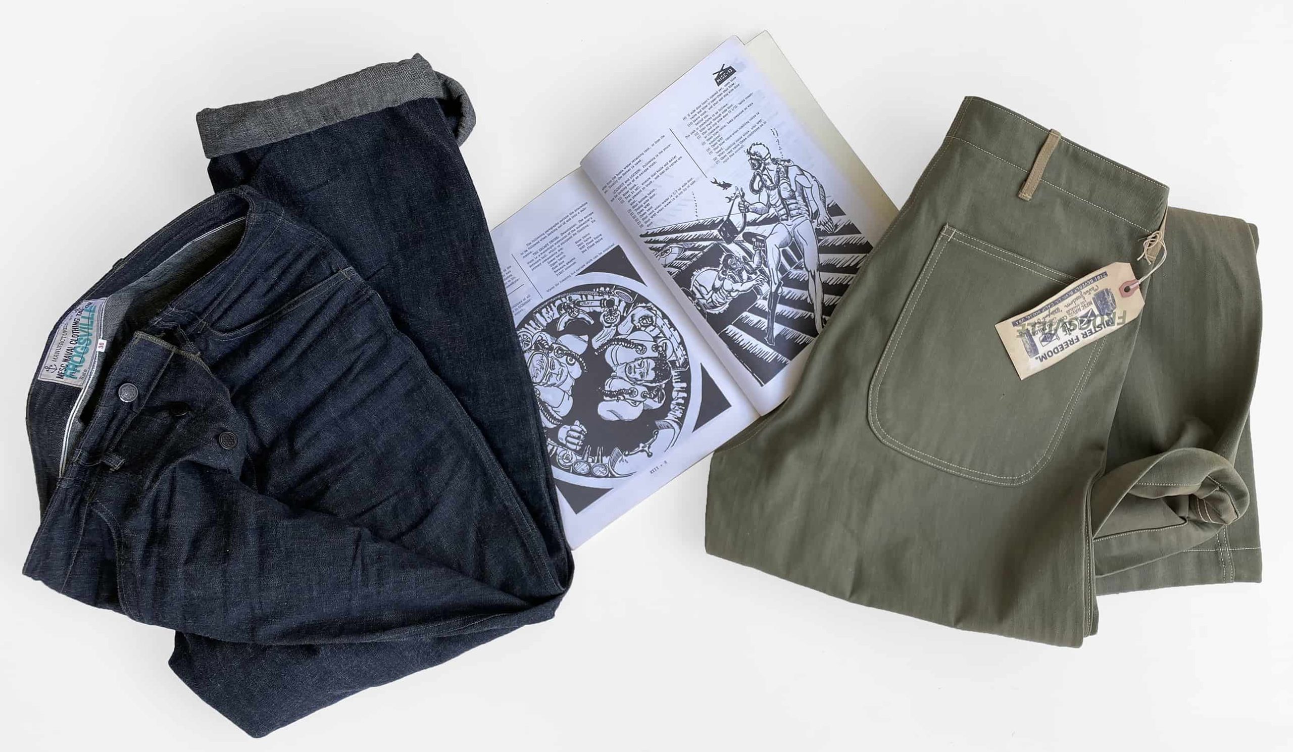 Ditch Your Five Pockets For Mister Freedom's 10 oz. Denim Raiders Trousers