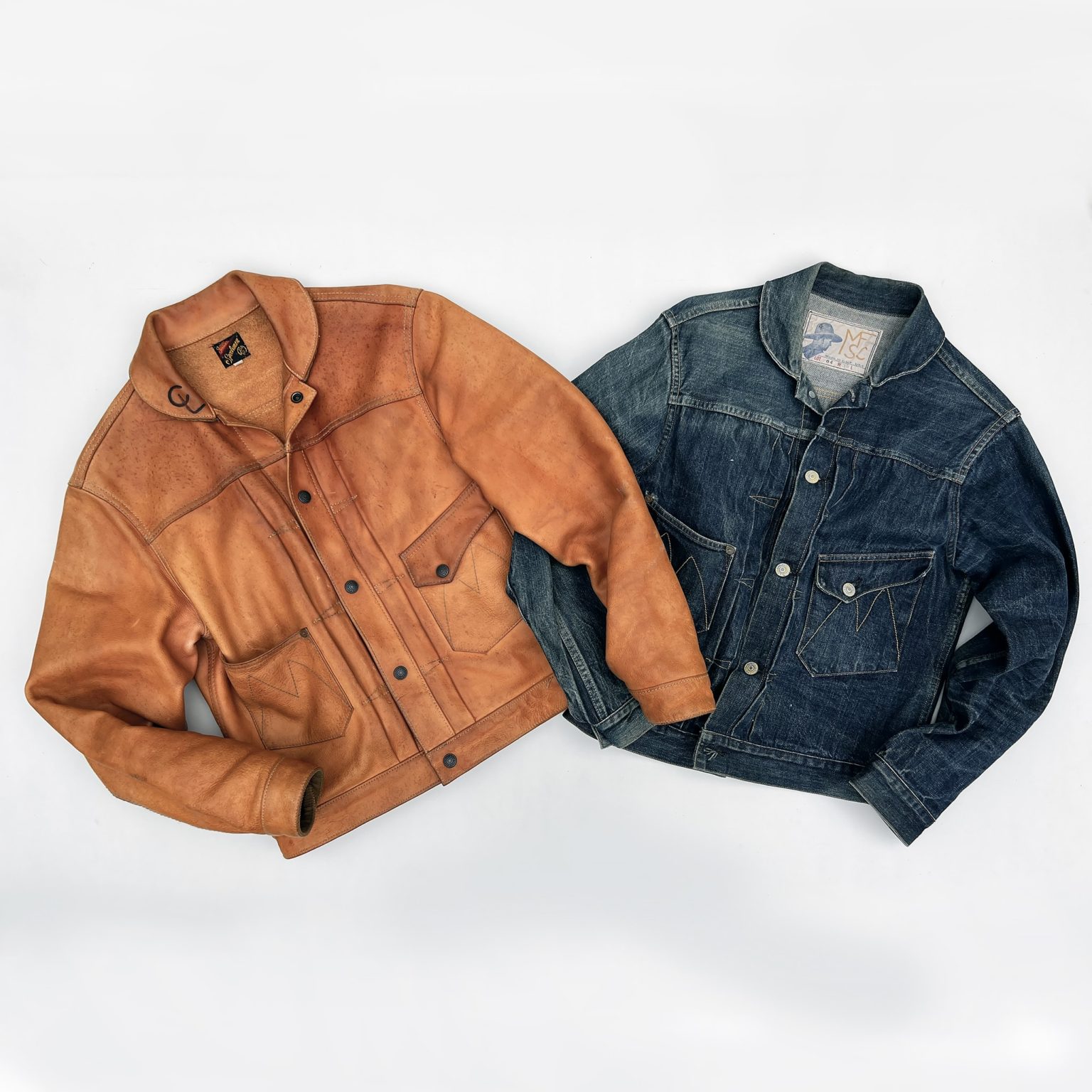 Mister Freedom® RANCH BLOUSE “Randall” & CAMPUS BLOUSE “Midnight denim ...